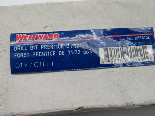 Westward DRP3132 Bit Drill Prentice 31/32 Inch  NEW