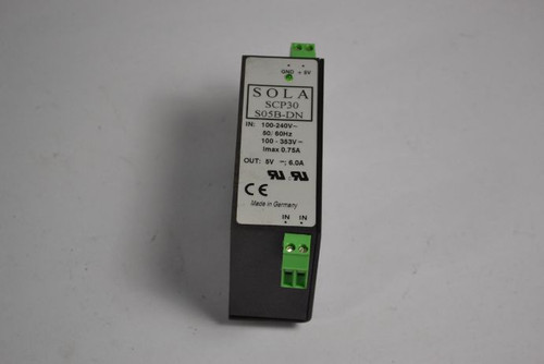 Sola SCP30S05B-DN Power Supply 100-240V 50/60Hz USED