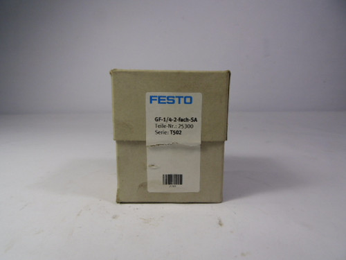 Festo GF-1/4-2-fach-SA Rotary Distributor ! NEW !