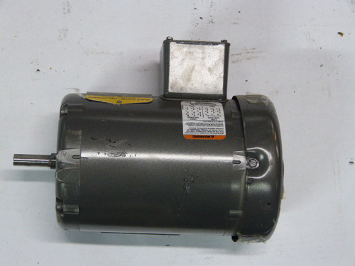 Baldor Reliance 1/2HP 1725RPM 230/460V 48 TEFC 3Ph 2/1A 60Hz CUSTOMIZED USED