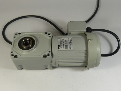 GTR F3SM-25-40-T020A Gearmotor .2KW 40:1 220V 1720RPM USED