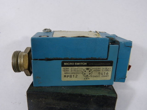 Honeywell Microswitch MPB12 Limit Switch Base ! AS IS !