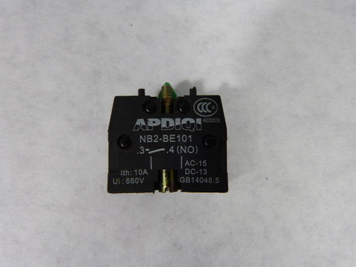 APDIQI NB2-BE101 Contact Block USED