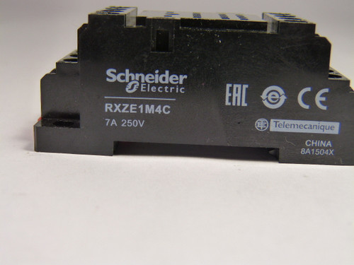 Schneider Electric RXZE1M4C Relay Socket 7A 250V 14-Position USED
