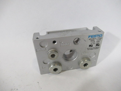 Festo 162544 End Plate CPV14-EPL-E USED