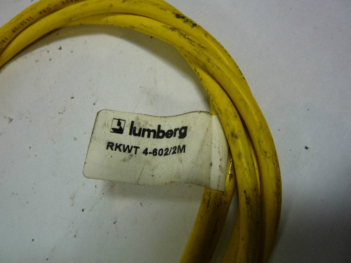 Lumberg RKWT-4-602/2M Cordset 4 Pin USED