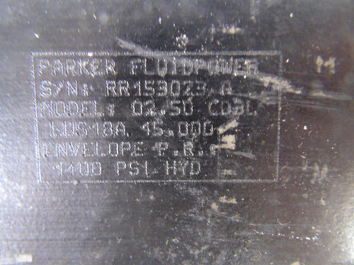 Parker 2.50-CD3LLUS18A-15.00 Cylinder 3000 PSI USED