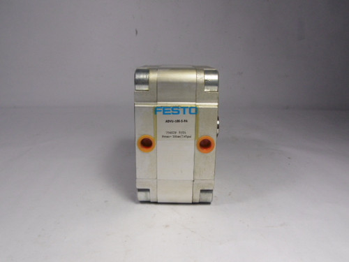 Festo ADVU-100-5-PA Compact Cylinder 10BAR 145PSI USED