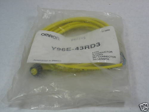 Omron Y96E-43RD3 Fiber Optic Cable 300V ! NWB !