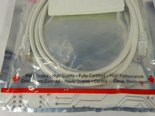 iCAN C5ENB-006 CAT5e RJ45 Straight Network Cable 6' Lot of 2 NWB