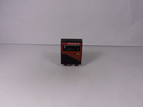 Microscan QX-870 Baracode Scanner 10-28VDC 9W Max USED