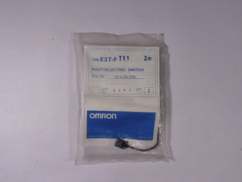 Omron E3T-FT11 Photoelectric Switch ! NWB !