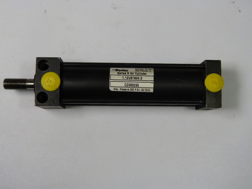Parker 1.12US1604.0 Pneumatic Cylinder 2" Bore 4" Stroke USED