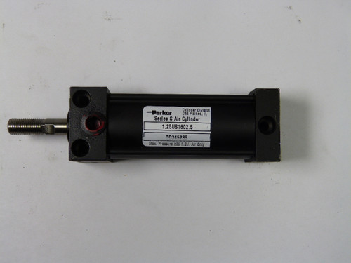 Parker 1.25US1602.5 Pneumatic Cylinder 1.25" Bore 2.5" Stroke USED