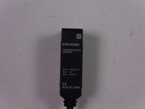 Omron E3S-AD63 Photoelectric Sensor 100MA 10V-30V USED