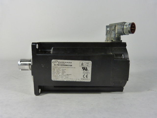 Danaher Servo Motor 2.24kW 2400RPM 640VDC 10.79Nm 4.53A USED