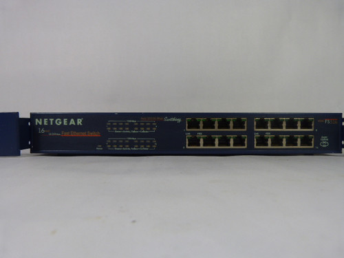 Netgear FS516 Fast Ethernet Switch 16 Port 10/100MBPS USED
