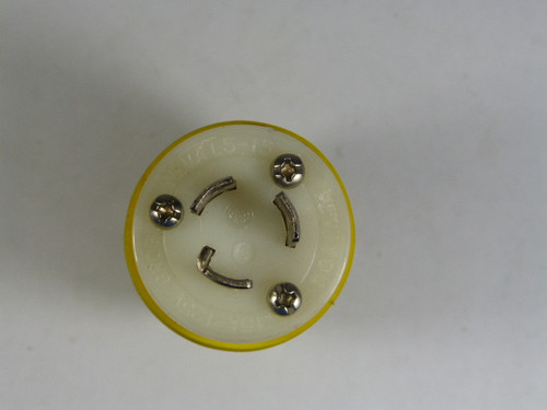 Leviton 14W47 L5-15P Twist Lock Male Plug 15A 125V USED