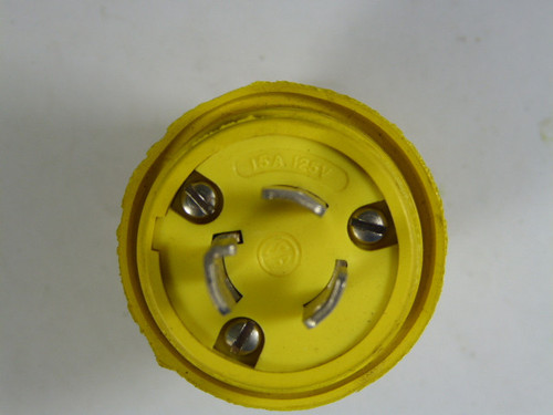 Woodhead 24W47 Watertight Plug with Locking Blade Nema L5-15 USED