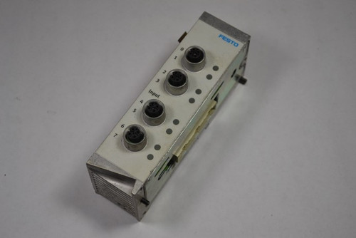 Festo VIGE-03-FB-8-5POL Input Module For Standard Inputs PNP 8Pole 5Pin ! NOP !