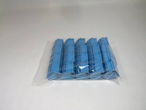 Wago 812-111 Terminal Block Busbar 16mm Lot of 20 BLUE USED