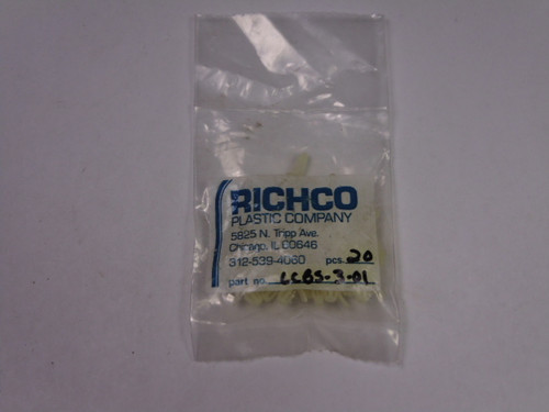 Richco LCBS-3-01 Essentra Components 20-Pack ! NWB !