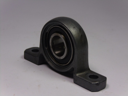 FYH SUP002 Pillow Block Bearing Assembly C/W SU002 Bearing 15mm USED