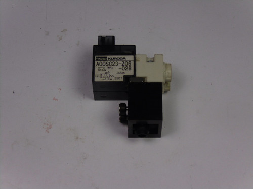 Parker Kuroda A00SC23-Z06-028 Solenoid Valve USED