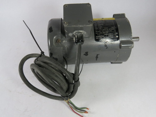 Baldor .50HP 1725RPM 230/460V 56C TEFC 3PH 2/1A 60Hz USED