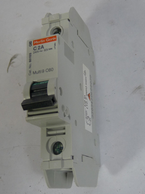 Square D 60103 Circuit Breaker 2AMP 240V Minature ! NEW !