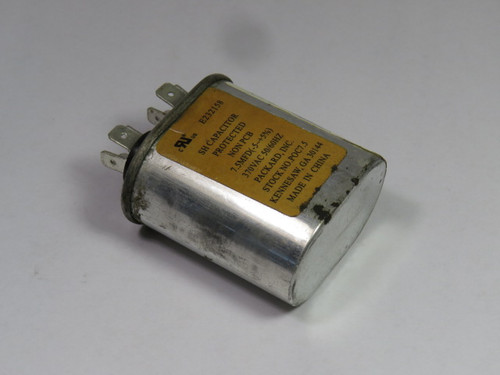 Packard POC7.5 Run Capacitor 7.5MFD 370VAC USED