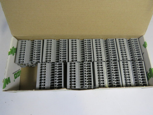 Wago 769-176 Terminal Block 1-Conductor/1-Pin Carrier Gray Lot of 90 ! NEW !