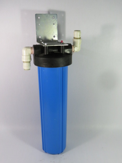 Pentek 1-1/4" NPT Blue Water Filter 4.5" X 20" USED