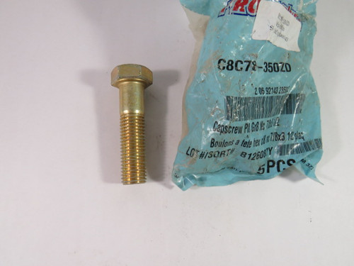 Profast'ners C8C78-350ZD Capscrew Plt Gr8 NC 7/8x3-1/2 Plated 5-PK ! NWB !