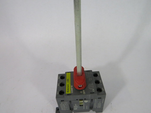 Bussmann CDNF16 Non-Fusible Disconnect Switch 16A 3-Pole 600V 10HP USED