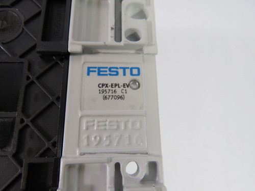 Festo CPX EPL-EV Endplate Bus Node Assembly USED
