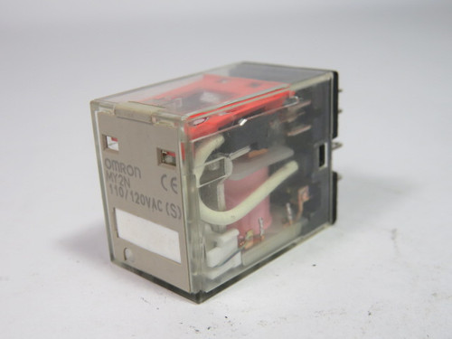 Omron MY2N-110/120AC-S Relay 110/120VAC 'Old Style' USED