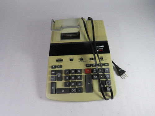 Canon CP1200D Electronic Calculator 120V 0.08A USED