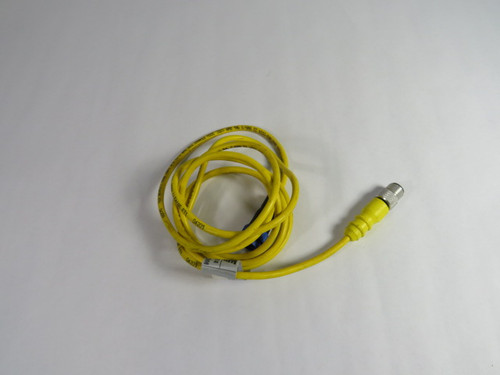 Remke 203E0060T Yellow 6' Cable 3P Male USED