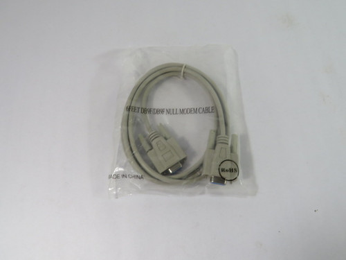 Cabletech DB9F/DB9F 6' Modem Cable Female 9 Pin D Sub Connectors ! NWB !