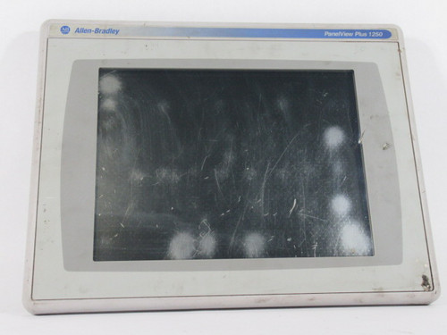 Allen-Bradley 2711P-T12C4D2 PanelView Plus 1250 Series A SCREEN DAMAGE USED