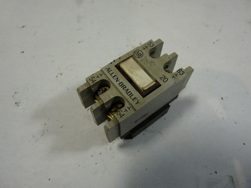 Allen-Bradley 195-FA20 Auxiliary Contact 690V 10A 2NO USED