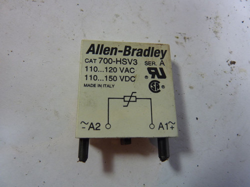 Allen-Bradley 700-HSV3 Surge Suppressor 110-120VAC USED