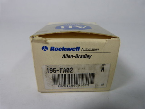 Allen-Bradley 195-FA02 Series A Auxiliary Contact Block ! NEW !