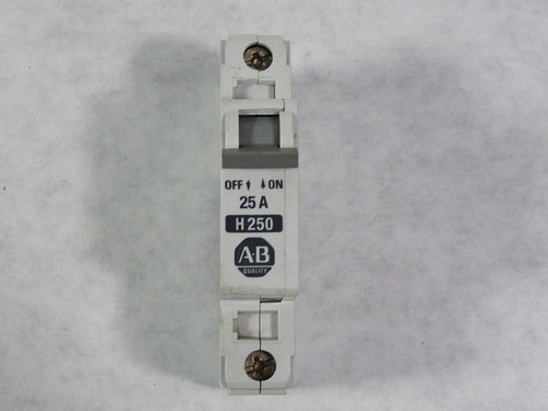 Allen-Bradley 1492-CB1-H250 Energy Limiting Circuit Breaker 1-Pole 25A USED