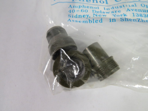 Amphenol 97-3106A-12S(0850) Circular Metal Connector Shell Kit ! NWB !
