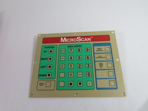 Valmark Microscan Keypad Control Board USED