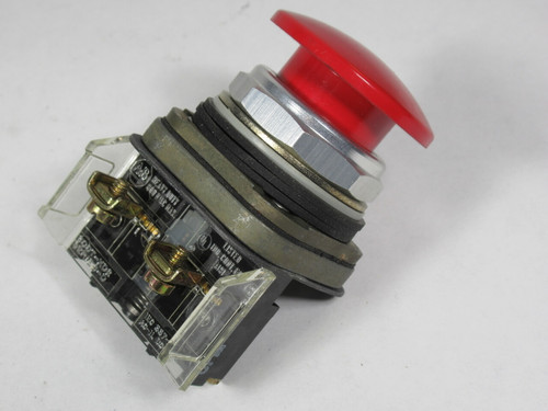Allen-Bradley 800T-D6D2 Series T Push Button Red Mushroom Head 1NC NEW
