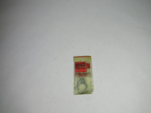 Safety Supply ED-600 RED Steel Lockout Tag USED
