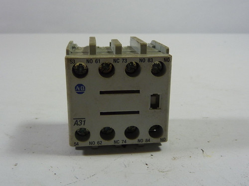 Allen-Bradley 100-FA31 Auxiliary Contact Block Series B USED